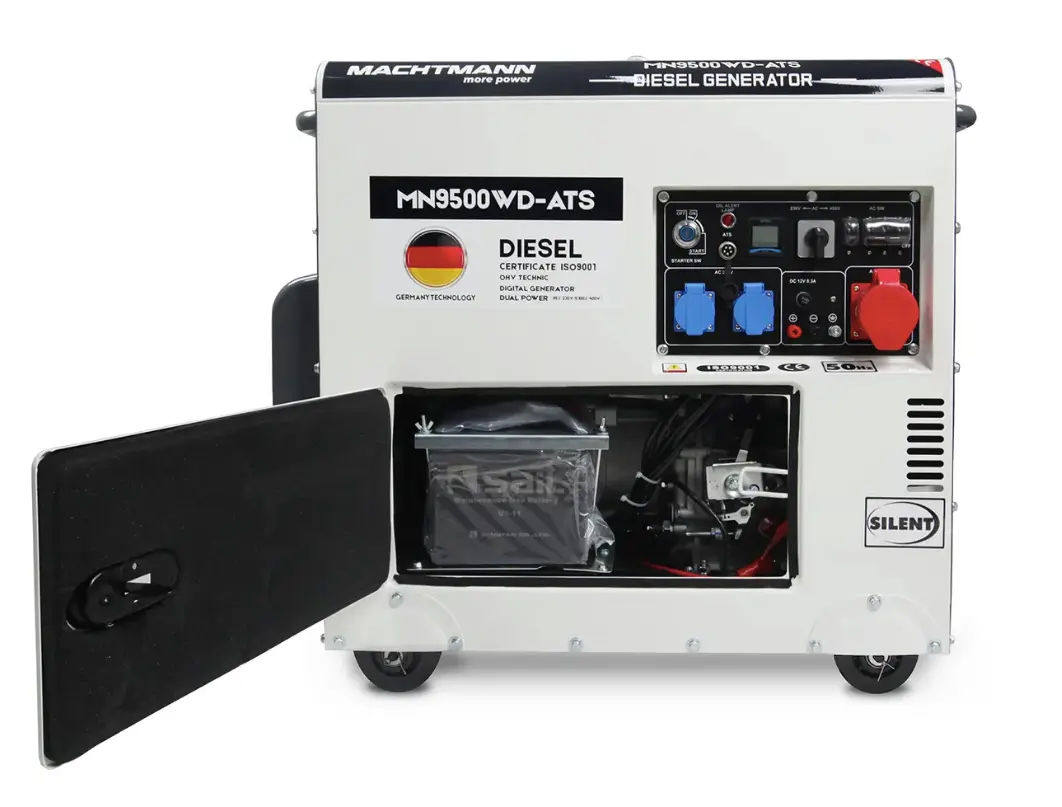 Machtmann Diesel 7500W - detale silnika wysokoprężnego